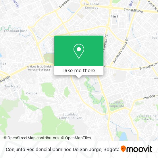 Conjunto Residencial Caminos De San Jorge map