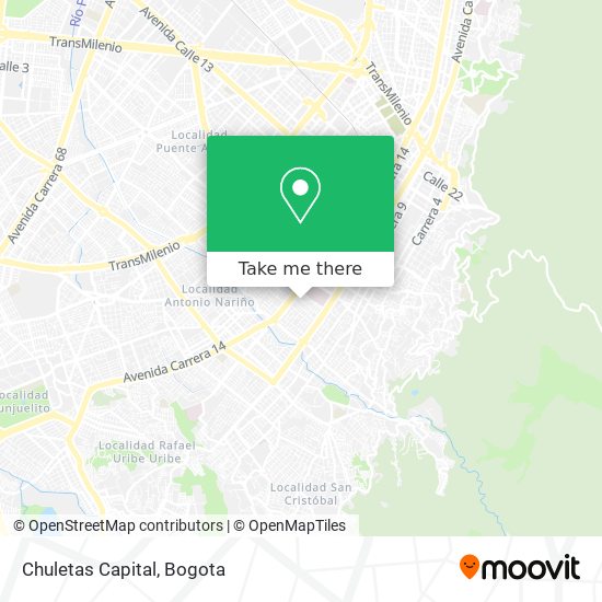 Chuletas Capital map