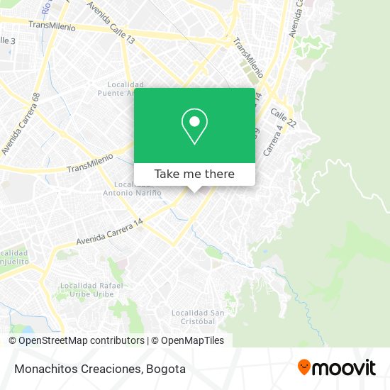 Monachitos Creaciones map