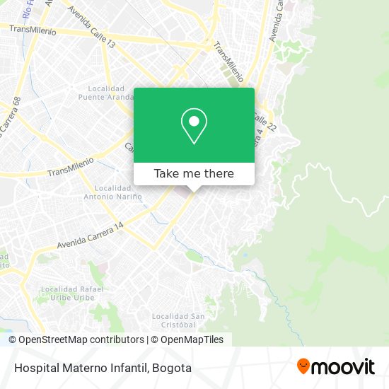 Hospital Materno Infantil map