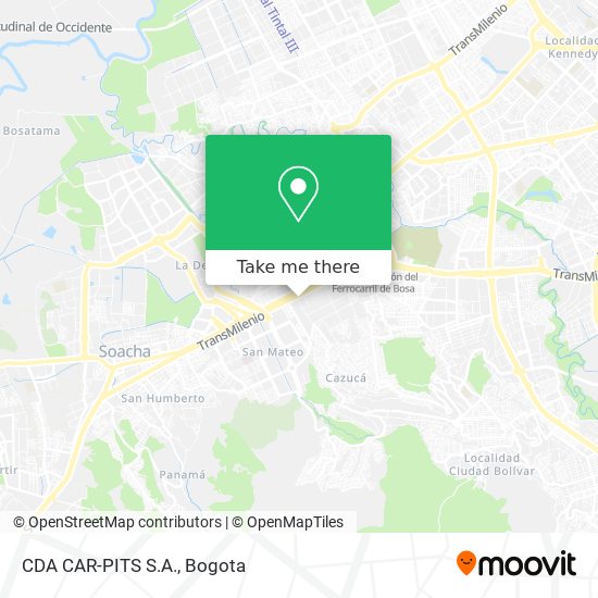 CDA CAR-PITS S.A. map