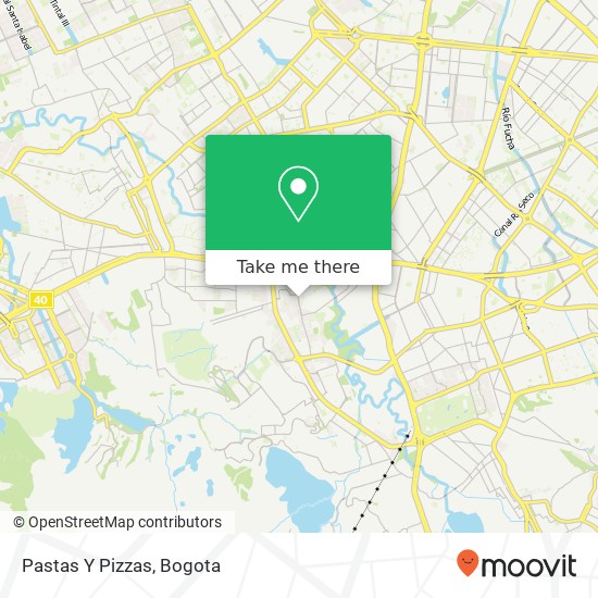 Pastas Y Pizzas map