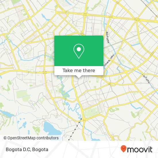 Bogota D.C map