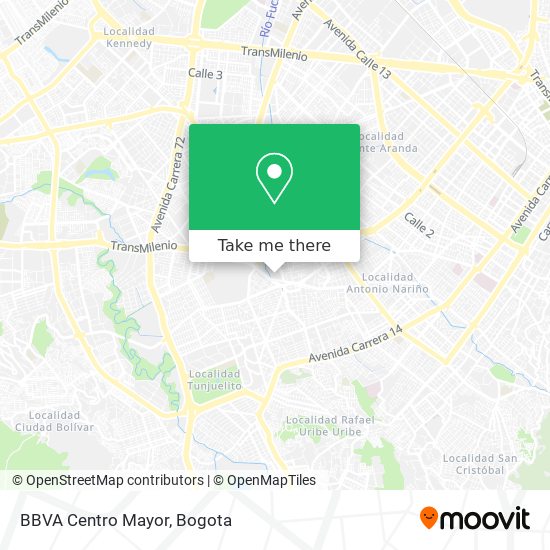 BBVA Centro Mayor map
