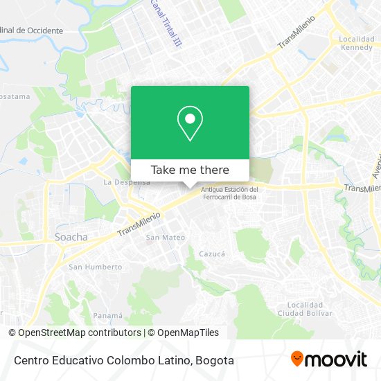 Centro Educativo Colombo Latino map