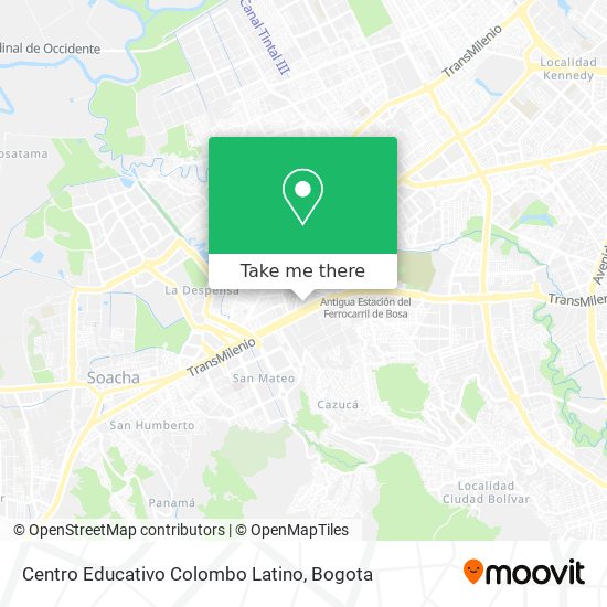 Mapa de Centro Educativo Colombo Latino