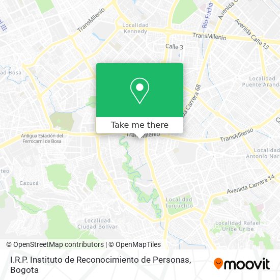 I.R.P. Instituto de Reconocimiento de Personas map