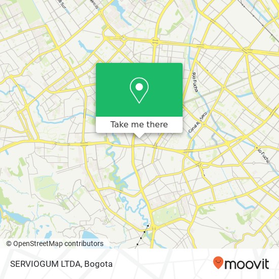 SERVIOGUM LTDA map