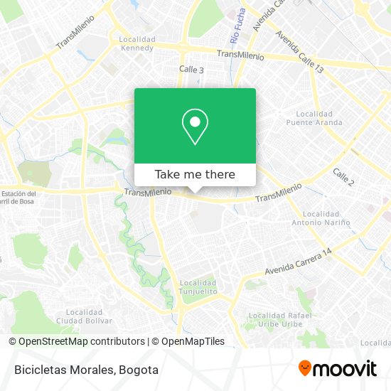 Bicicletas Morales map