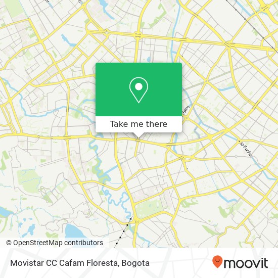 Movistar CC Cafam Floresta map