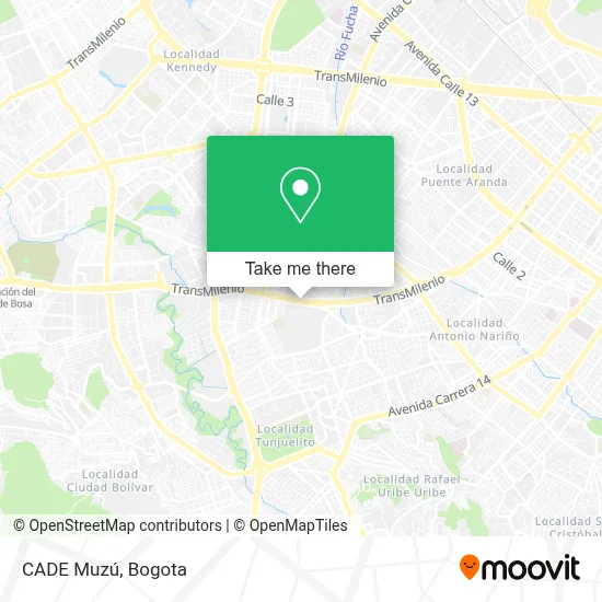 CADE Muzú map