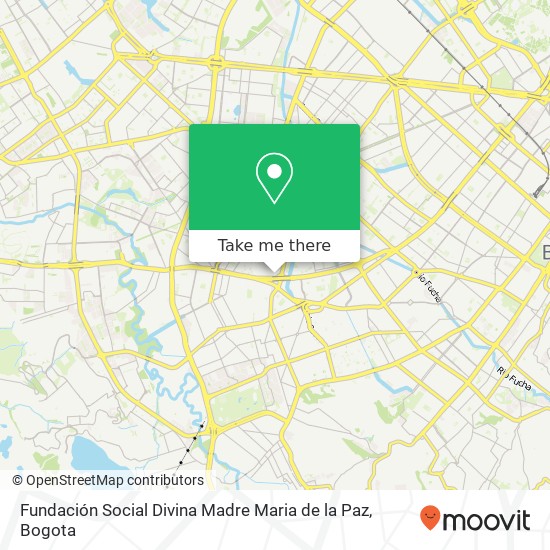 Fundación Social Divina Madre Maria de la Paz map