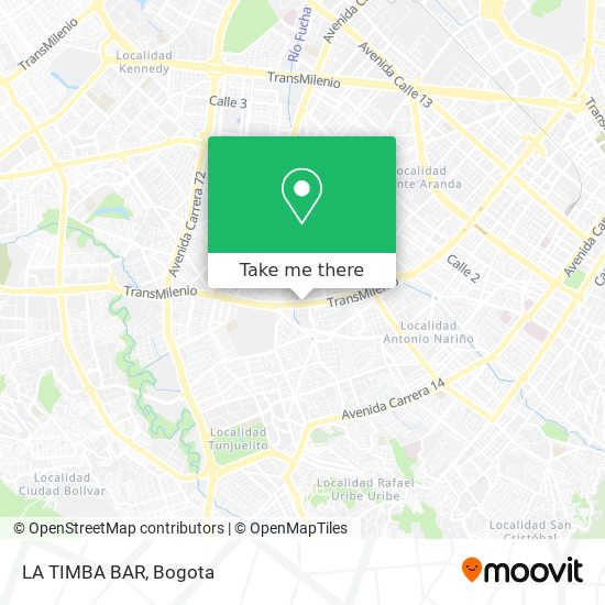 LA TIMBA BAR map