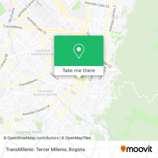 TransMilenio: Tercer Milenio map