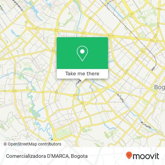 Comercializadora D'MARCA map