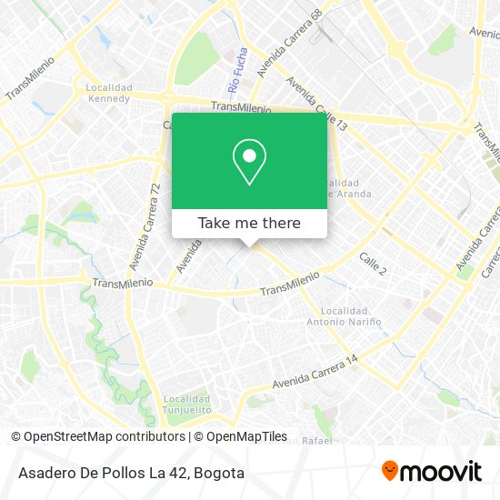 Asadero De Pollos La 42 map