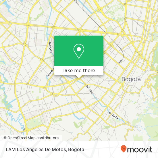 LAM Los Angeles De Motos map