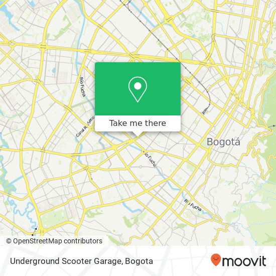 Underground Scooter Garage map