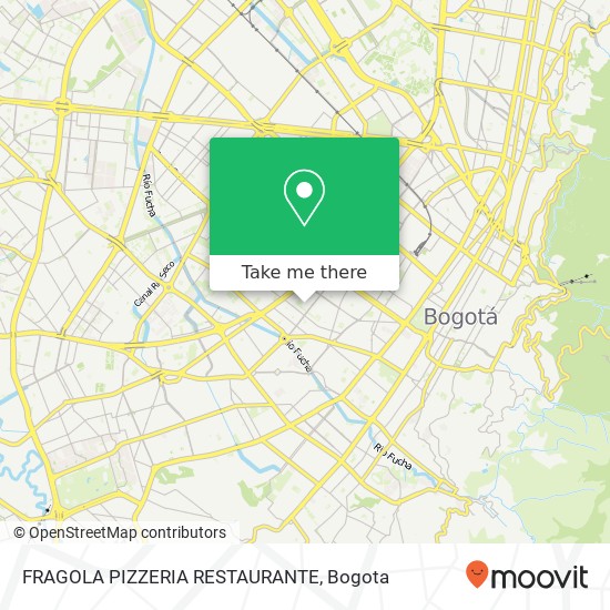 Mapa de FRAGOLA PIZZERIA RESTAURANTE