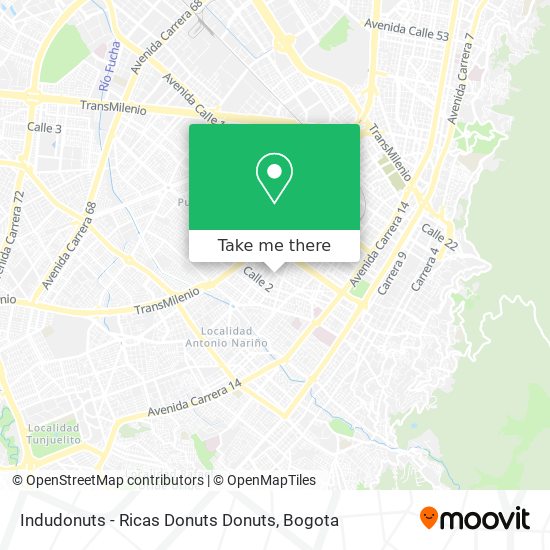 Indudonuts - Ricas Donuts Donuts map