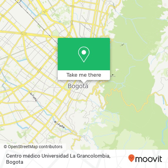 Centro médico Universidad La Grancolombia map