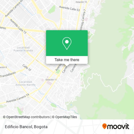 Edificio Bancol map