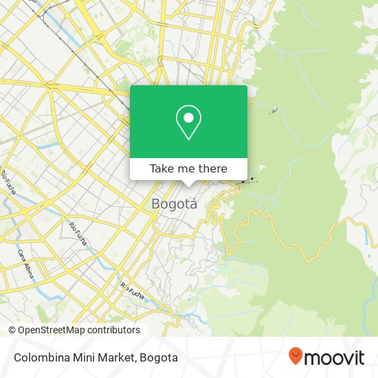 Colombina Mini Market map