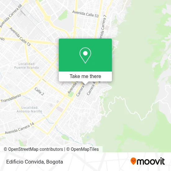 Edificio Convida map