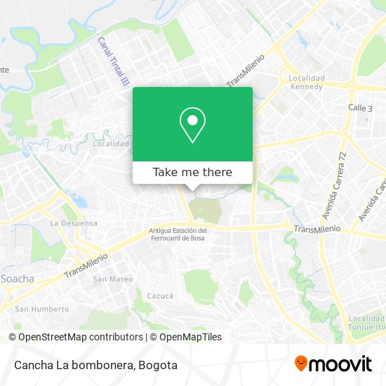 Cancha La bombonera map