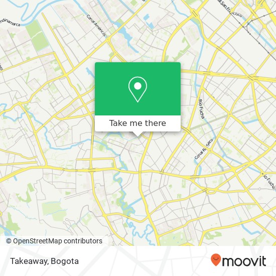 Takeaway map