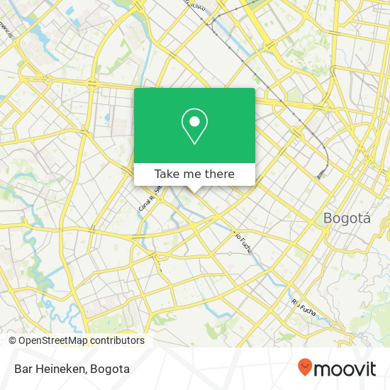 Bar Heineken map