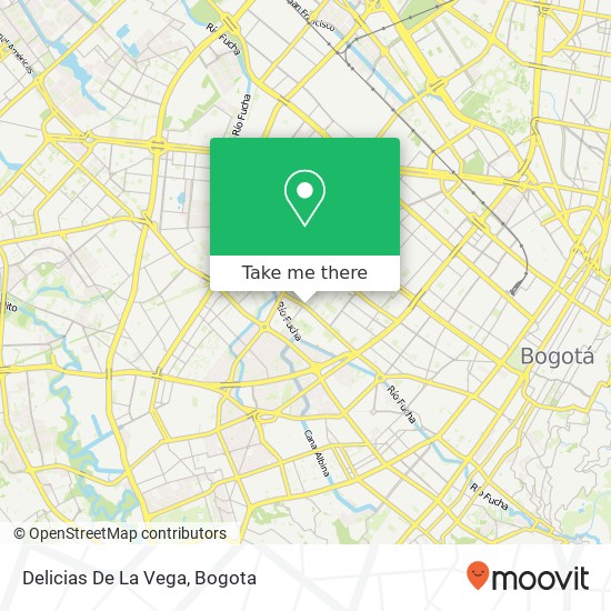 Delicias De La Vega map