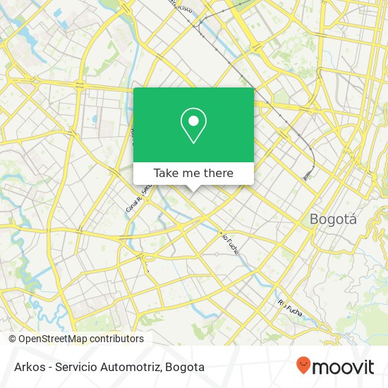 Arkos - Servicio Automotriz map