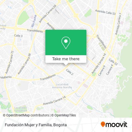 Fundación Mujer y Familia map