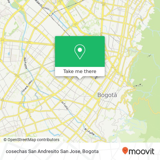 cosechas San Andresito San Jose map