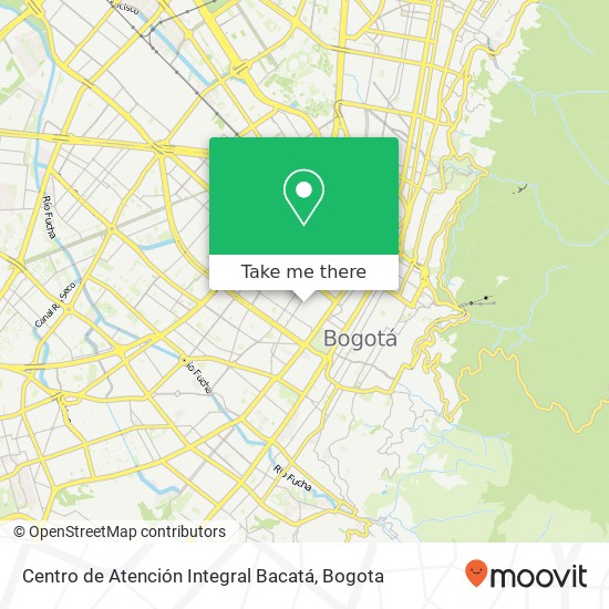 Centro de Atención Integral Bacatá map