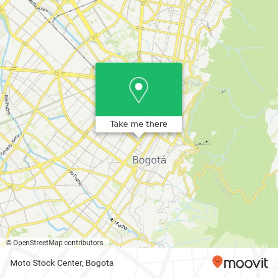 Moto Stock Center map