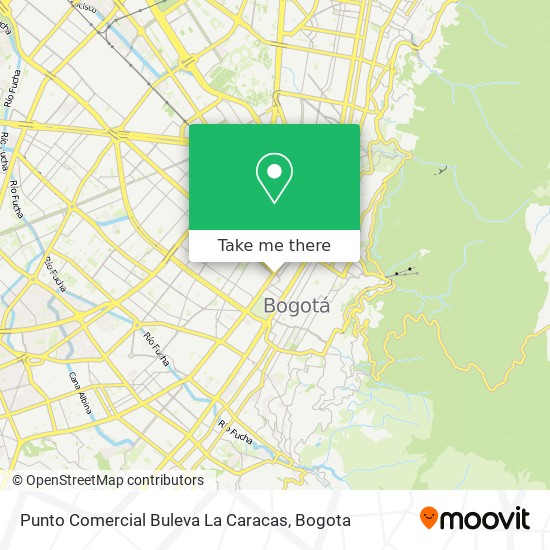 Punto Comercial Buleva La Caracas map