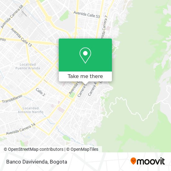 Banco Davivienda map