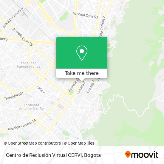 Centro de Reclusión Virtual CERVI map
