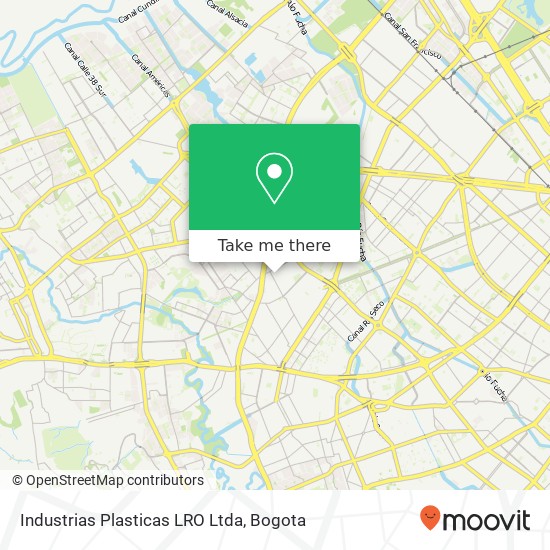 Mapa de Industrias Plasticas LRO Ltda