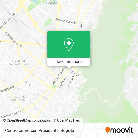 Centro comercial Presidente map