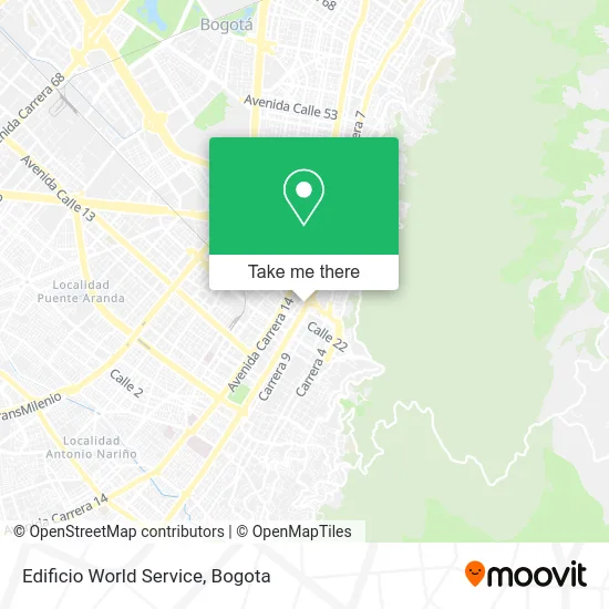 Edificio World Service map