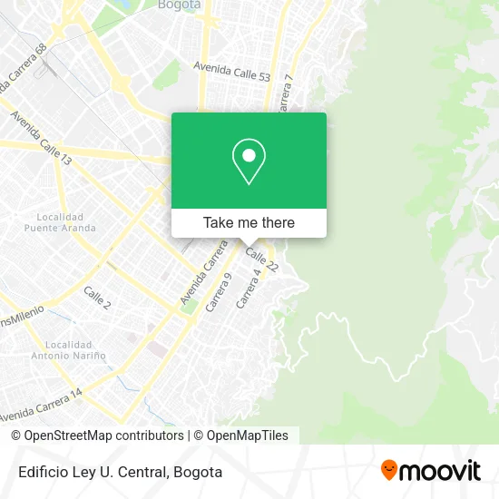 Mapa de Edificio Ley U. Central