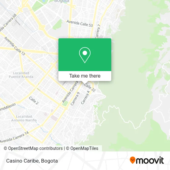 Mapa de Casino Caribe