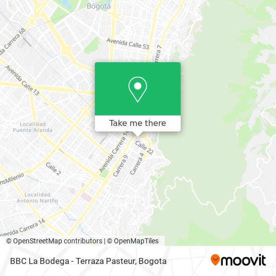 BBC La Bodega - Terraza Pasteur map