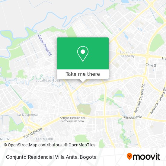 Conjunto Residencial Villa Anita map