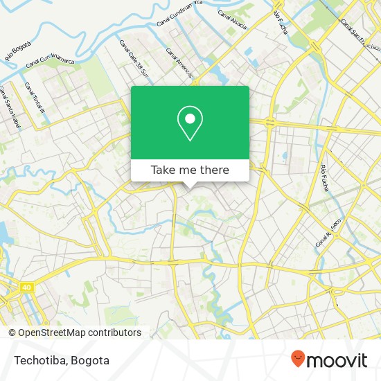 Techotiba map
