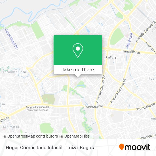 Hogar Comunitario Infantil Timiza map