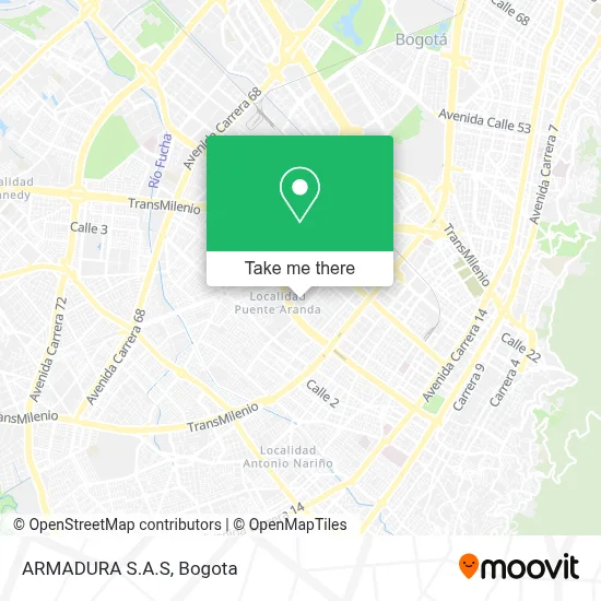 ARMADURA S.A.S map